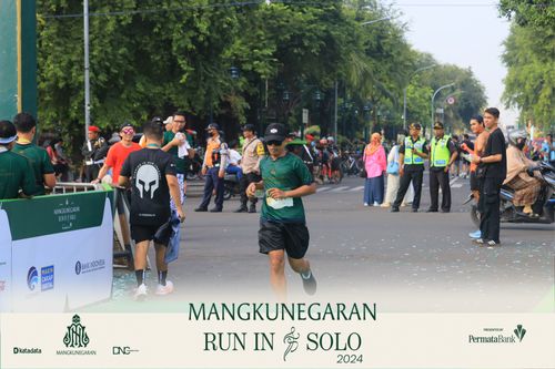 Race photo from Mangkunegaran Run 2024