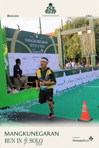 Race photo from Mangkunegaran Run 2024