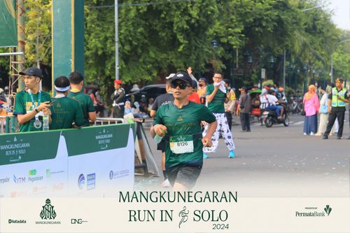 Race photo from Mangkunegaran Run 2024