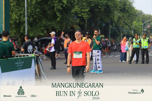 Race photo from Mangkunegaran Run 2024