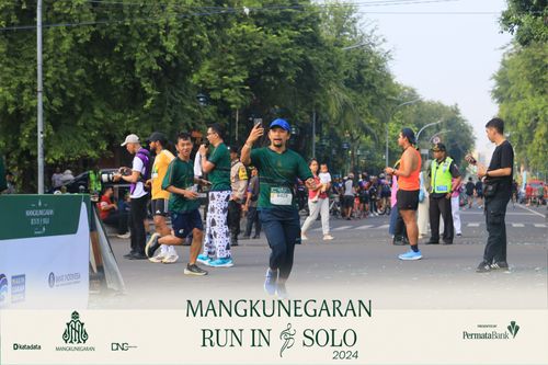 Race photo from Mangkunegaran Run 2024