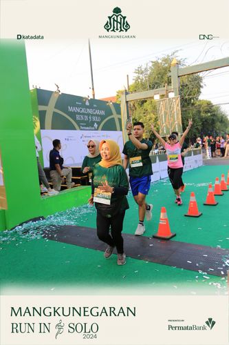 Race photo from Mangkunegaran Run 2024