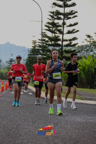 Race photo from CISANGKAN KBP CITY RUN 2025