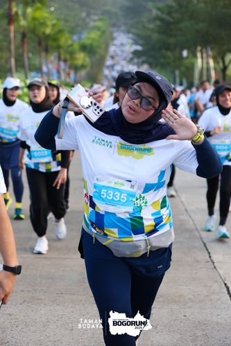 Race photo from Taman Budaya x BOGORUN 2025