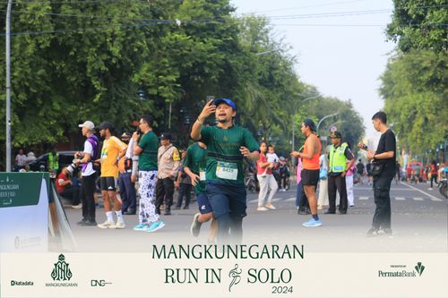 Race photo from Mangkunegaran Run 2024