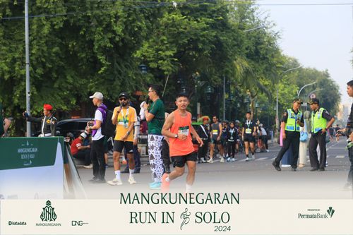 Race photo from Mangkunegaran Run 2024