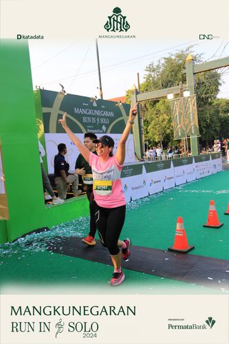 Race photo from Mangkunegaran Run 2024