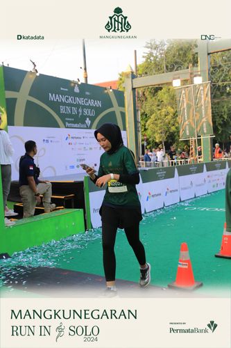 Race photo from Mangkunegaran Run 2024