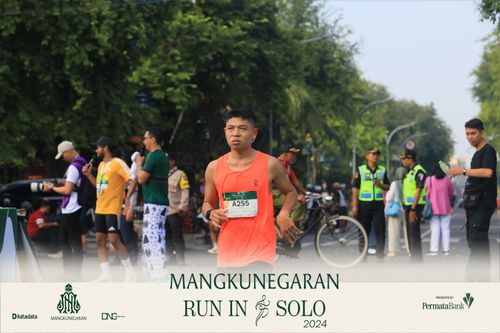 Race photo from Mangkunegaran Run 2024