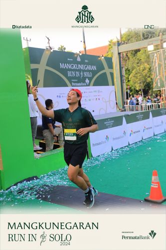 Race photo from Mangkunegaran Run 2024