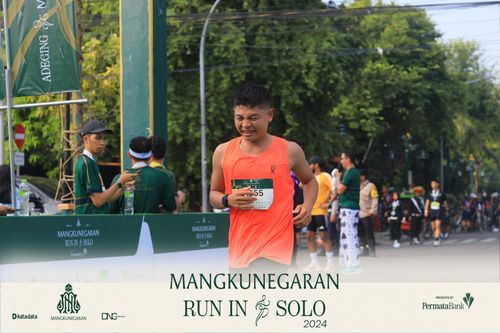 Race photo from Mangkunegaran Run 2024