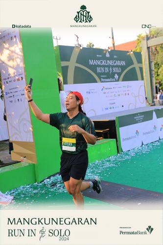 Race photo from Mangkunegaran Run 2024