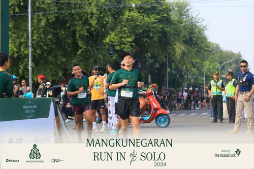Race photo from Mangkunegaran Run 2024
