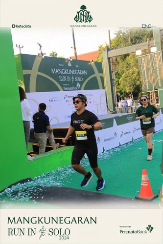 Race photo from Mangkunegaran Run 2024