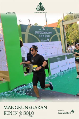 Race photo from Mangkunegaran Run 2024