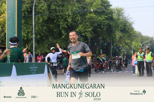 Race photo from Mangkunegaran Run 2024