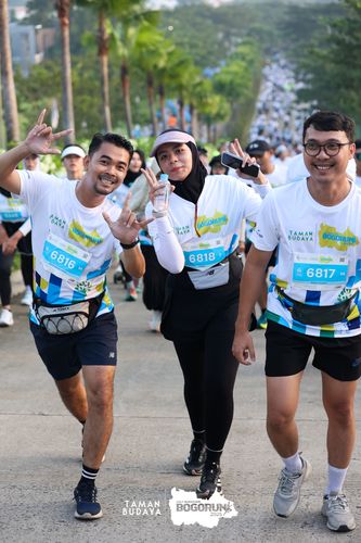 Race photo from Taman Budaya x BOGORUN 2025