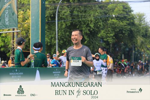 Race photo from Mangkunegaran Run 2024