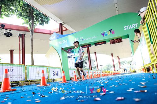 Race photo from BAF LIONS RUN 2024
