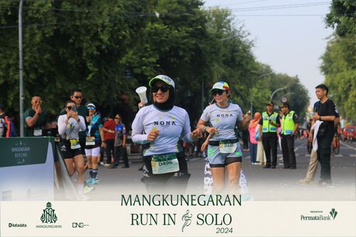 Race photo from Mangkunegaran Run 2024