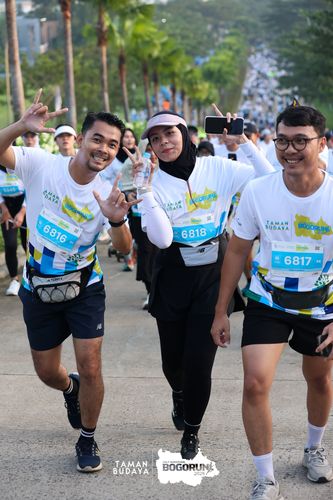 Race photo from Taman Budaya x BOGORUN 2025