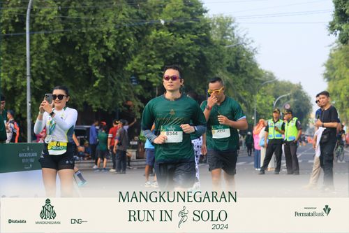 Race photo from Mangkunegaran Run 2024
