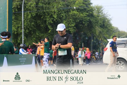 Race photo from Mangkunegaran Run 2024