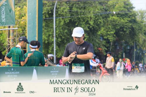 Race photo from Mangkunegaran Run 2024