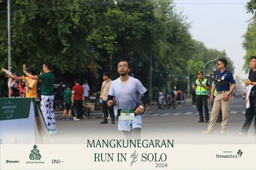 Race photo from Mangkunegaran Run 2024