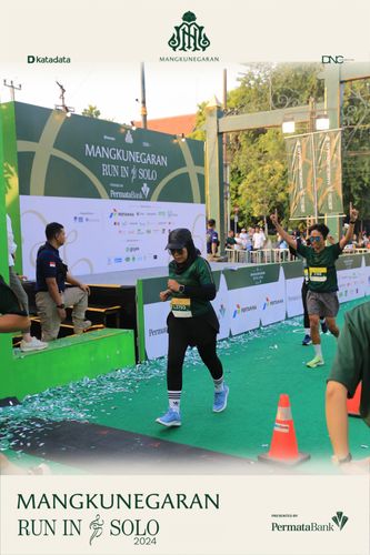 Race photo from Mangkunegaran Run 2024