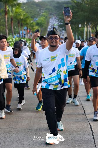 Race photo from Taman Budaya x BOGORUN 2025