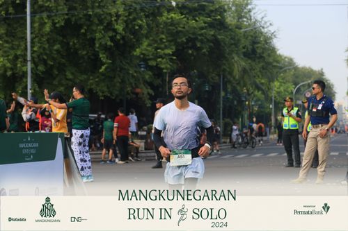 Race photo from Mangkunegaran Run 2024