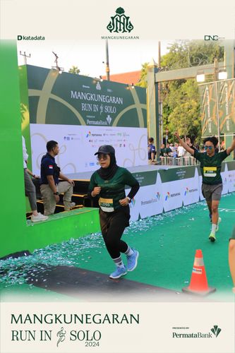 Race photo from Mangkunegaran Run 2024