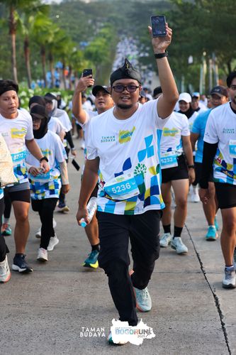 Race photo from Taman Budaya x BOGORUN 2025