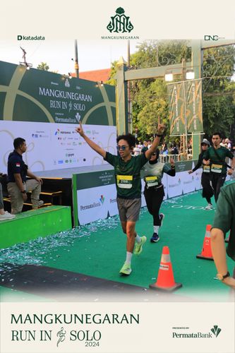 Race photo from Mangkunegaran Run 2024