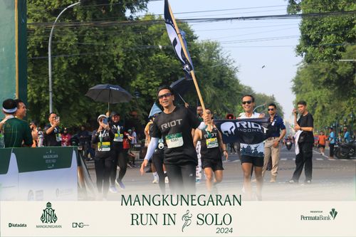 Race photo from Mangkunegaran Run 2024