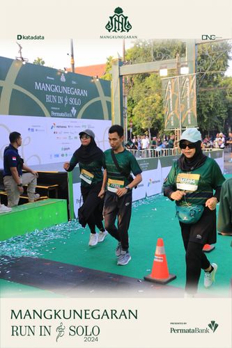 Race photo from Mangkunegaran Run 2024