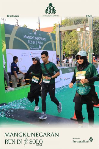 Race photo from Mangkunegaran Run 2024