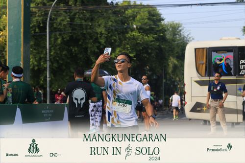 Race photo from Mangkunegaran Run 2024