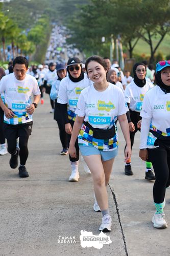 Race photo from Taman Budaya x BOGORUN 2025