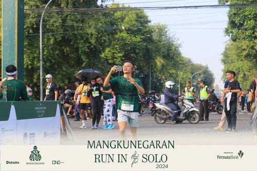 Race photo from Mangkunegaran Run 2024