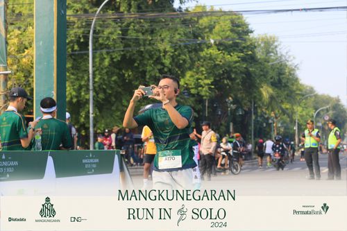 Race photo from Mangkunegaran Run 2024