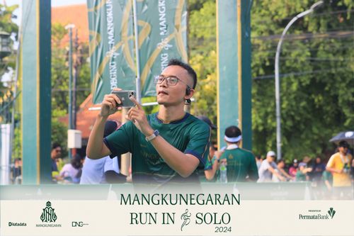 Race photo from Mangkunegaran Run 2024