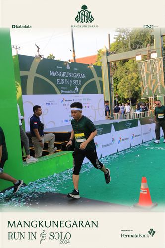 Race photo from Mangkunegaran Run 2024
