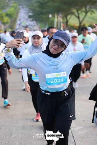 Race photo from Taman Budaya x BOGORUN 2025