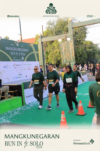 Race photo from Mangkunegaran Run 2024