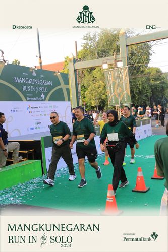 Race photo from Mangkunegaran Run 2024