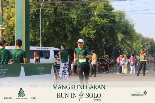 Race photo from Mangkunegaran Run 2024