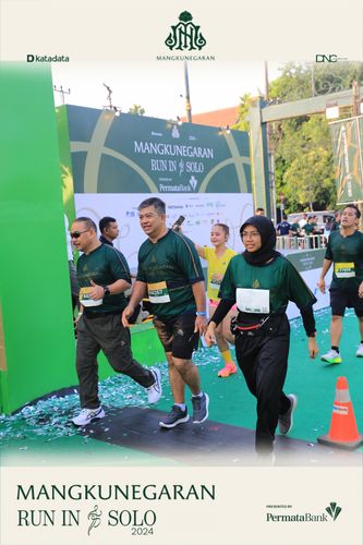 Race photo from Mangkunegaran Run 2024