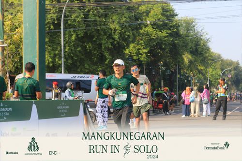 Race photo from Mangkunegaran Run 2024